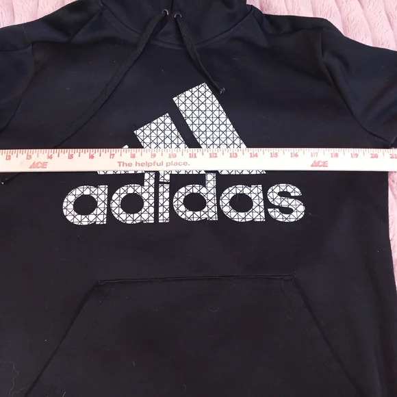 Adidas Men's Black Hoodie - Picture 7 of 9